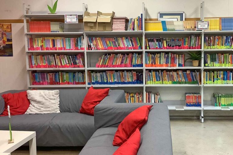 Einblicke in die Bücherei