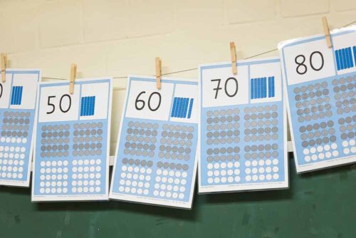 Anschauungsmaterial in Mathe